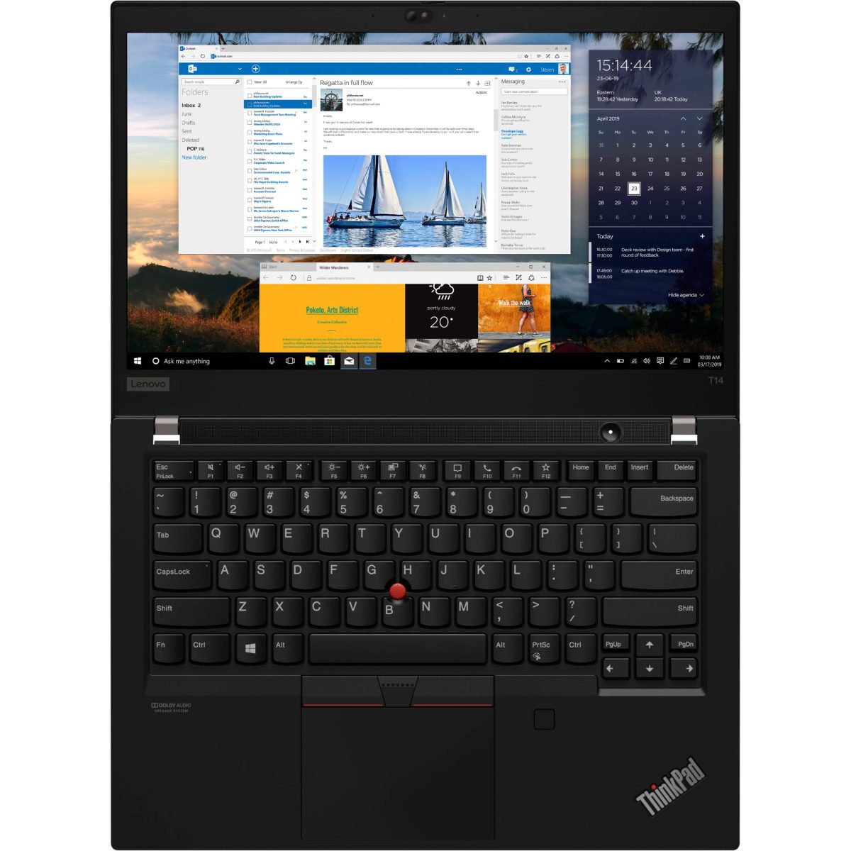 Lenovo t14 touchscreen core i7 10th gen 16gb ram 256ssd - Image 2