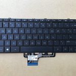 HP Spectre 13W 13-AW 13-AW0003DX 13-AW0013DX Dark Blue Backlit US Keyboard