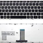 Lenovo IDEAPAD 300-14IBR 300-14ISK US Keyboard Silver Frame