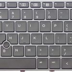 Keyboard for HP EliteBook 850 G4 755 G4 US Keyboard with Silver Frame