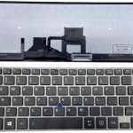 keyboard for Toshiba Portege Z30-A Z30-B Z30T-Z Z30T-B Z30T-C Notebook Computer US Layout P/N: NSK-V10BN Black keyboard, silver frame, with backlight, with pointing