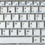 Asus EEE PC 1215 Laptop Keyboard White US Layout