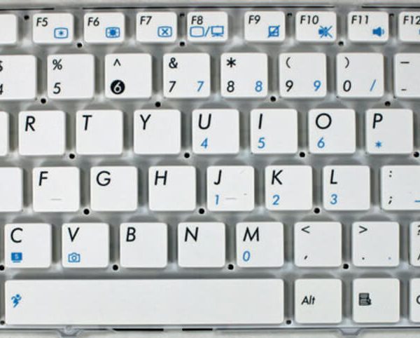 Asus EEE PC 1215 Laptop Keyboard White US Layout