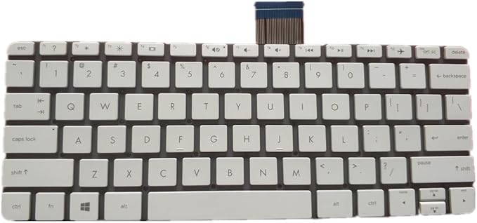 HP Pavilion 11-n / 11-n000 / 11-n100 x360 Replacement Laptop Keyboard US Layout White HP Pavilion 11-n / 11-n000 / 11-n100 x360 Replacement Laptop Keyboard US Layout White