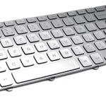 Dell Inspiron 15-7000 7537 Laptop Keyboard US Layout Backlit with Frame (Silver