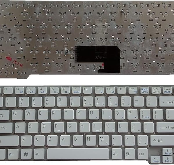 Sony VPC CW Laptop Keyboard US Layout /No Frame [WHITE]