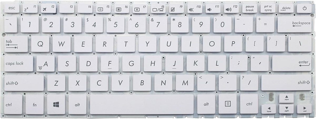 ASUS UX305 / UX305CA / UX305FA Laptop Keyboard US Layout White