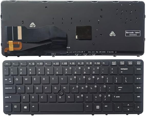 HP EliteBook 840 G1 Laptop Keyboard US Layout