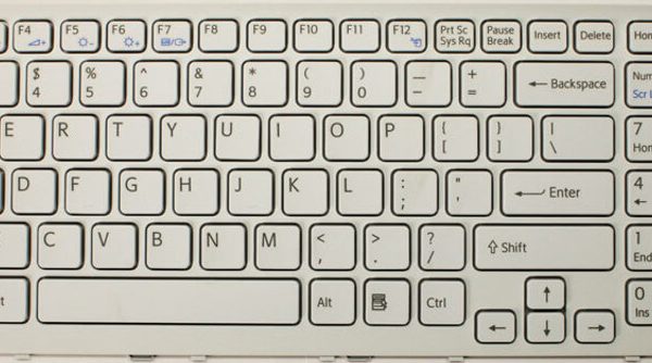 Sony VPC-EL Laptop Keyboard US Layout White