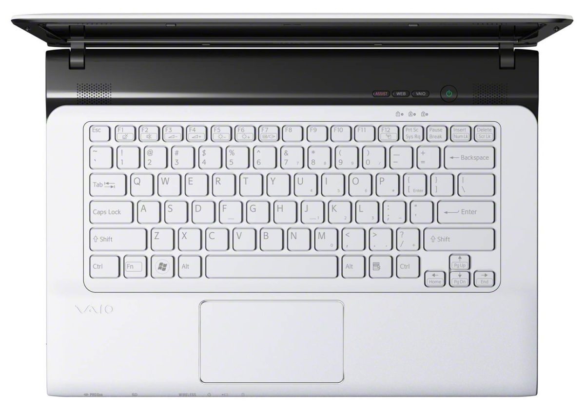 Sony VPC-EE White Laptop Keyboard US Layout - Image 2