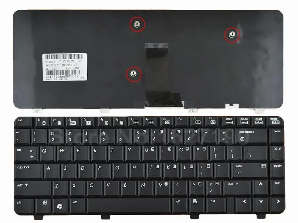 US-Keyboard-For-HP-C700-BLACK-New-Laptop-Keyboards (1) HP C700 Laptop Keyboard US Layout
