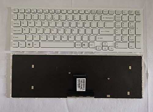 Sony Vaio VPC-EB Laptop Keyboard US Layout White
