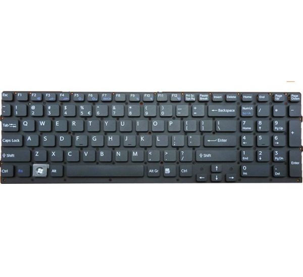 Sony Vaio VPC-EC Laptop Keyboard Black US Layout