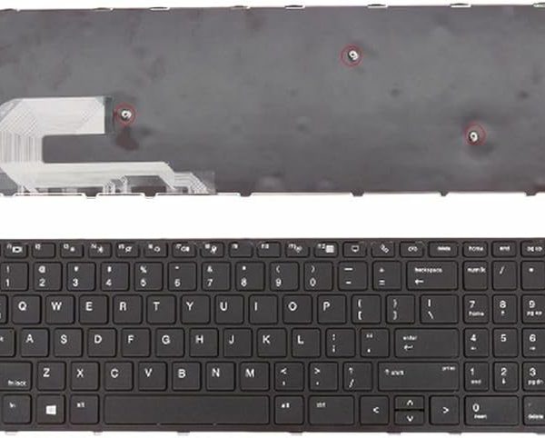HP EliteBook 850 G5 755 G5 ZBook 15u G5 Laptop Keyboard US Layout Black Frame