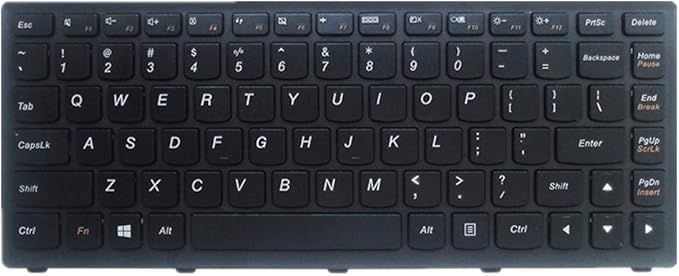 Lenovo IdeaPad U410 U410-Touch Laptop Keyboard US Layout Black Frame Lenovo IdeaPad U410 U410-Touch Laptop Keyboard US Layout Black Frame