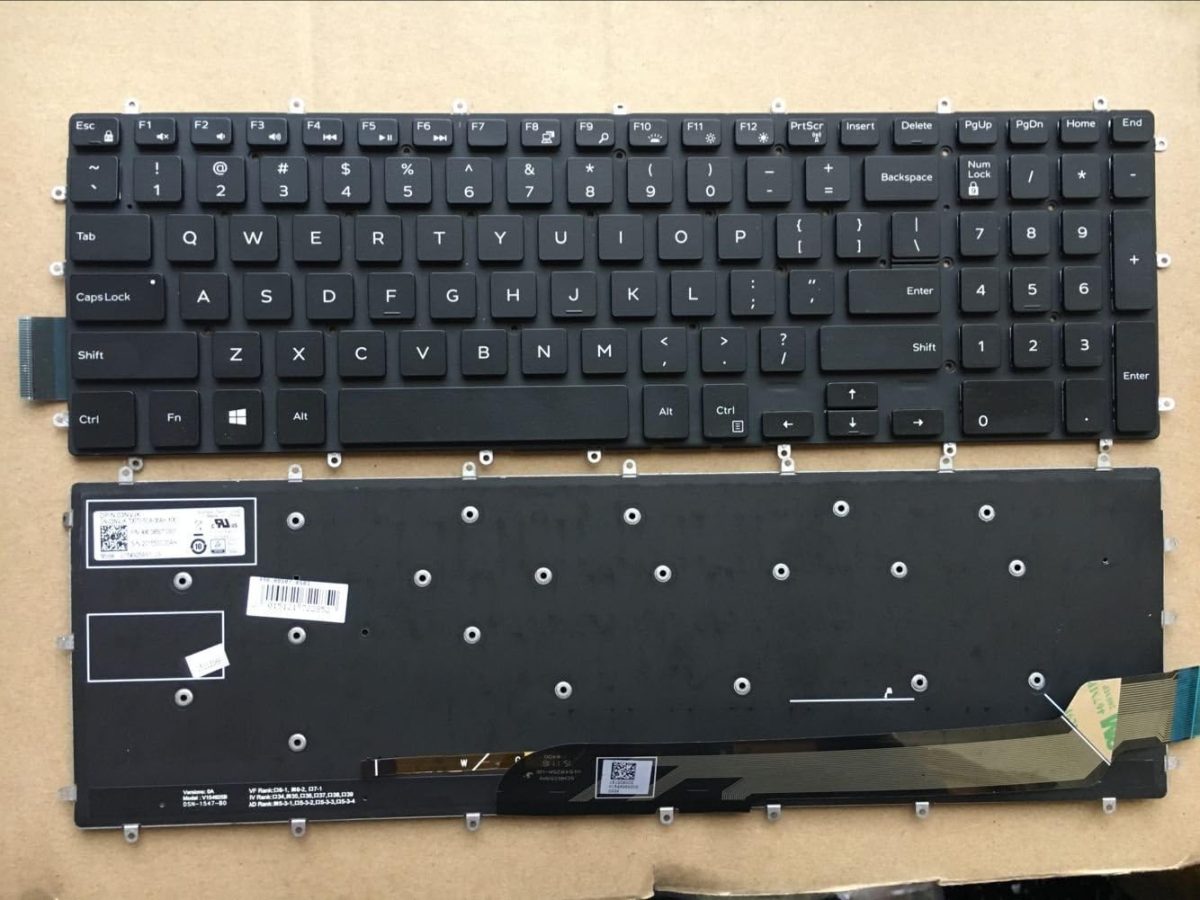 Dell Inspiron 7566 / 7567 / 17-5765 / 17-5767 / 17-5770 / 17-5775 / 15-5565 / 5567 / 5570 / 5575 / 2-in-1 7778 / 7779 / 7577 / 7773 Laptop Keyboard US Layout with Backlight