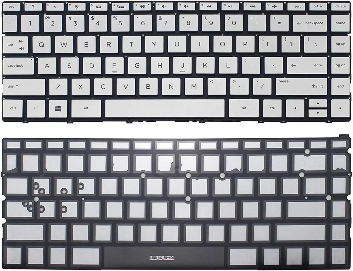 HP Pavilion 13-AN 13-AN0010CA 13-AN0020CA 13-AN0010NR 13-AN0031WM 13-AN0030WM Laptop Keyboard Silver US Layout Backlit HP Pavilion 13-AN 13-AN0010CA 13-AN0020CA 13-AN0010NR 13-AN0031WM 13-AN0030WM Laptop Keyboard Silver US Layout Backlit