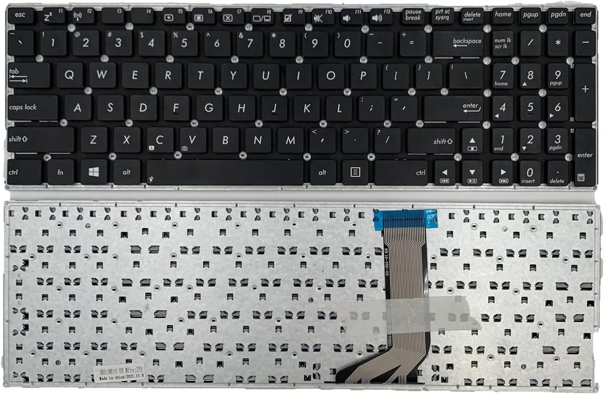 ASUS X556 / X556U / X556UA / X556UB / X556UF / X556UJ / X556UQ Laptop Keyboard US Layout