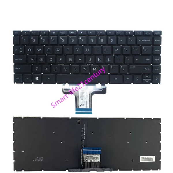 HP 14-CK 14-CM 14-CS 14-CY 14-DA 14-CE 14-DF 14-DG Laptop Keyboard US Layout Backlight