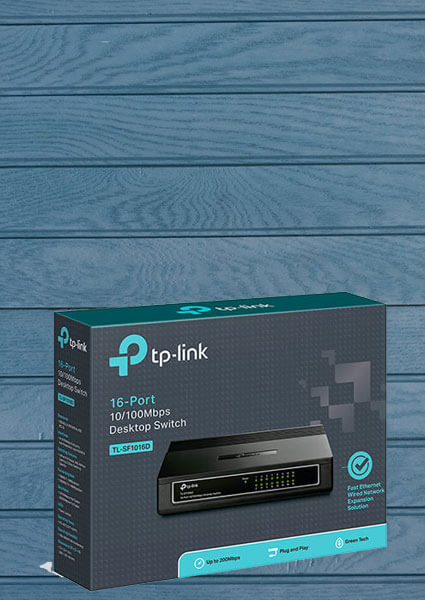 TP-Link TL-SF1016D 16-Port 10/100Mbps Desktop Switch