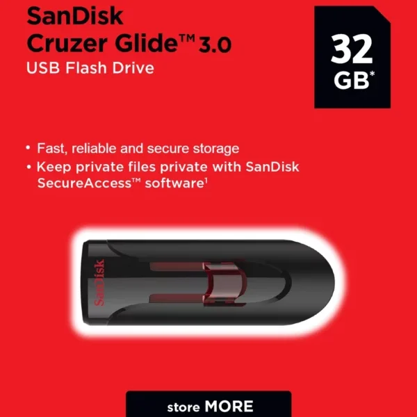 SanDisk Cruzer Glide 32GB Flash Drive