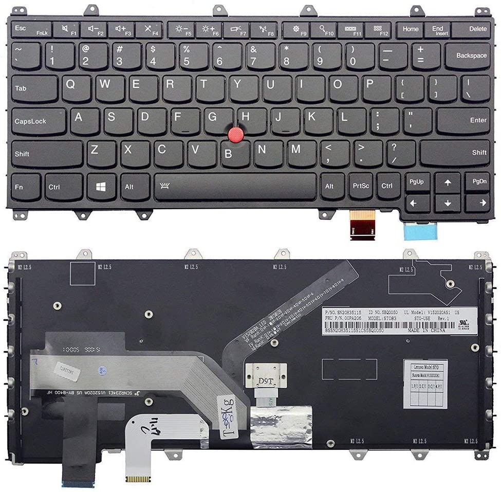 370-1.jpg Laptop Keyboard for IBM Lenovo Yoga 370 (Type 20JH, 20JJ, 20JK, 20JL) 01AV675 01EN386 - Image 1
