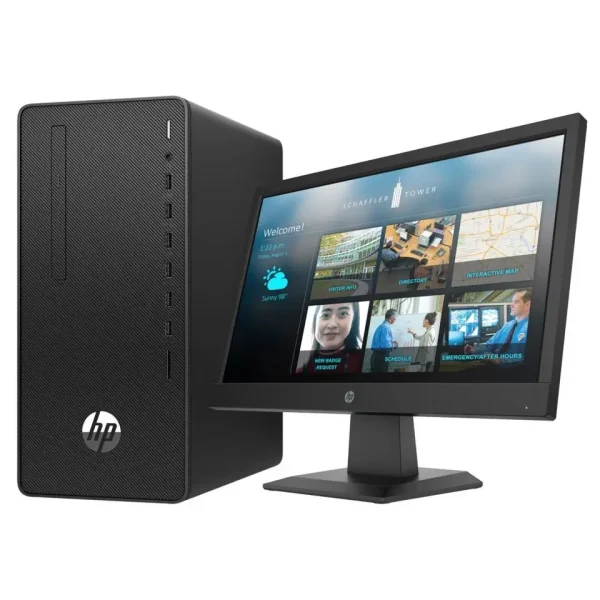 HP 290 G4 Microtower PC Intel Core i3 4GB RAM 1TB HDD 20" Monitor