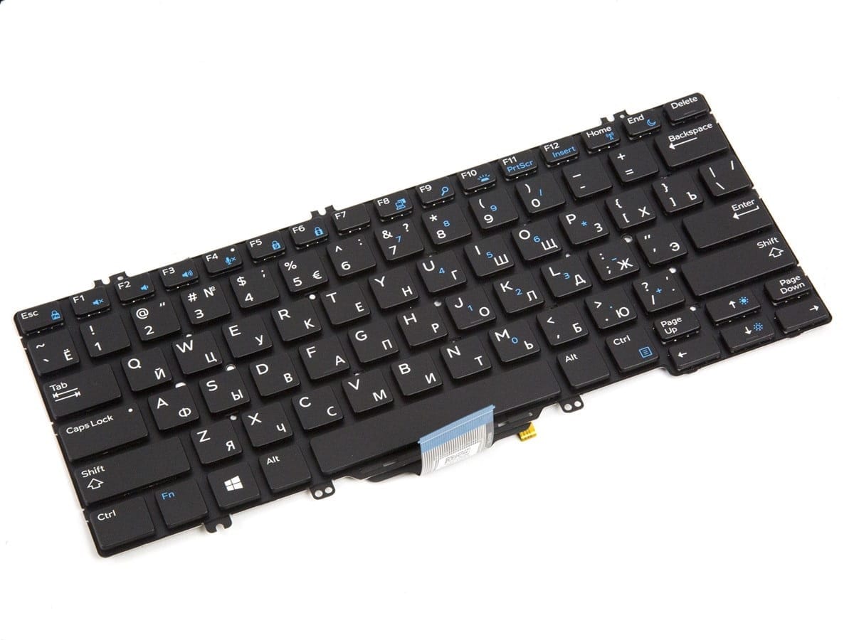 Dell-E7290-laptop-keyboard.jpg Dell Latitude E7280/7290/7380/7389/7390 Backlit Keyboard – 033JVM Keyboard with Backlit - Image 1