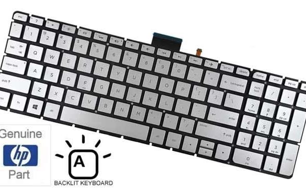 HP Envy 15-AQ M6-AQ Backlit Silver Keyboard Part Number 857283-001 Laptop Keyboard in Nairobi Kenya