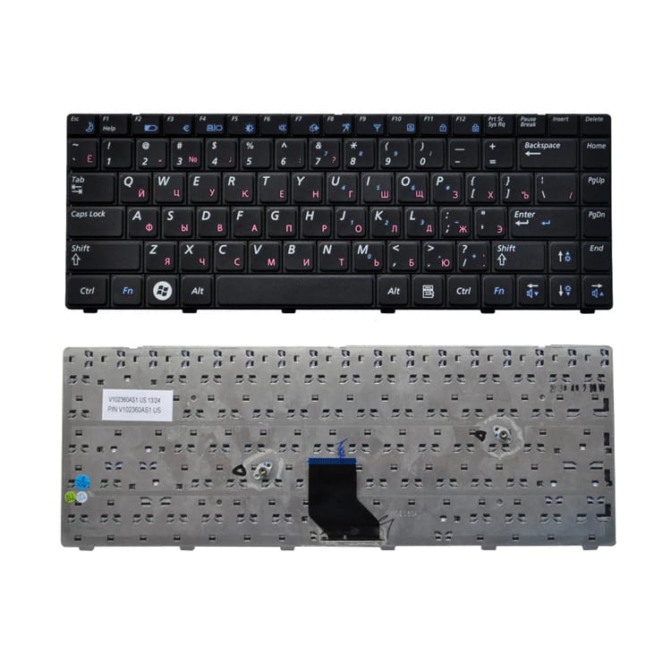 Samsung-R522-Laptop-keyboard.jpg Samsung NP-R520 R522 R513 R518 V102360HS1 V102360AS1 Laptop Keyboard - Image 1