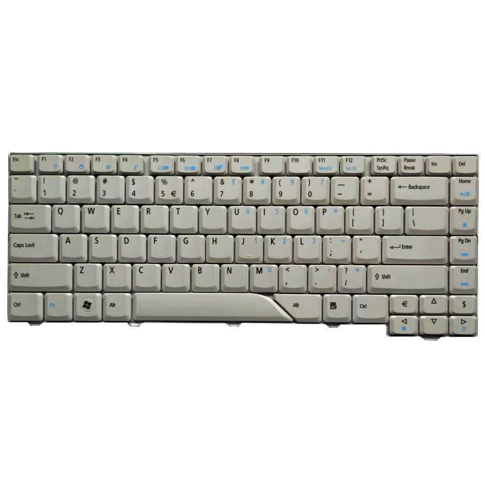 acer4520.jpg Acer Aspire 4210 4220 4520 4710 4720 4920 5220 5310 5520 5710 5720 5235 5910 5920 5930 6920 US Layout (White) Laptop Keyboard - Image 1