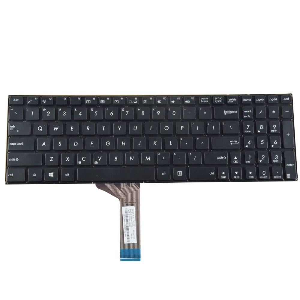 asus-x551m-us-keyboard.jpg ASUS X551 X551M X551MA X551MAV X551A X551C X551CA F551C F551M X551MA-RCLN03 X551M-RCLN06 AEXJCU01110 0KNB0-610EUS00 MP-13K93US-9202 Series Black US Layout Keyboard - Image 1