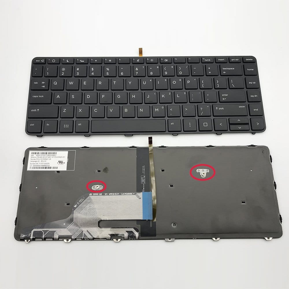 hp-430-g3-g4-backlit-laptop-keyboard.jpg HP 430 G3 G4,440 G3 G4 US Layout Black P/N:490.0D107 0201 HP P/N:935425-001 V151530NS1 S/N:T17071300576 laptop keyboard - Image 1