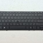 New Laptop Keyboard for EliteBook 840 G1 G2 / 850 G1 G2 / HP ZBook 14 Mobile US Layout NSK-CP2BV 9Z.N9JBV.201 6037B0086601 Black Frame Backlight 840 G1