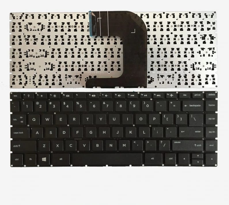 hp-pavillion-14ac-keyboard.jpg HP Pavilion 14-AC 14-ac029TX 340 G3 346 G3 348 G3 246-G4 240-G4 US laptop Keyboard without frame - Image 1