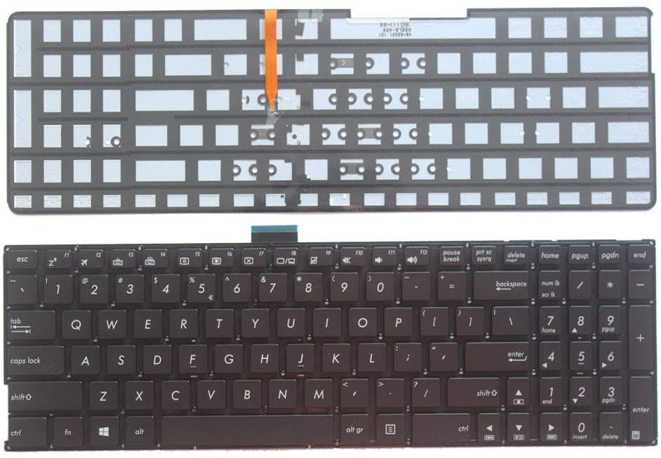 k501-1.jpg Keyboard for Asus K501 X555 K501L K501LB K501LX A501L A501LB A501LX A501 K501 K501U K501UB K501UQ K501UW K501UX US Layout - Image 1