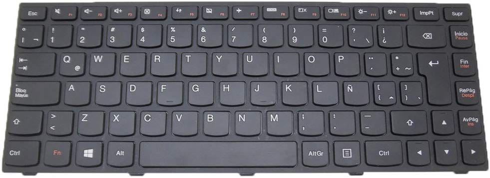 lenovo-G40-keyboard.jpg Lenovo G40-30 G40-45 G40-70 G40-75 G40-80 B40-30 B40-45 B40-70 English US / UK Layout with Black Frame - Image 1