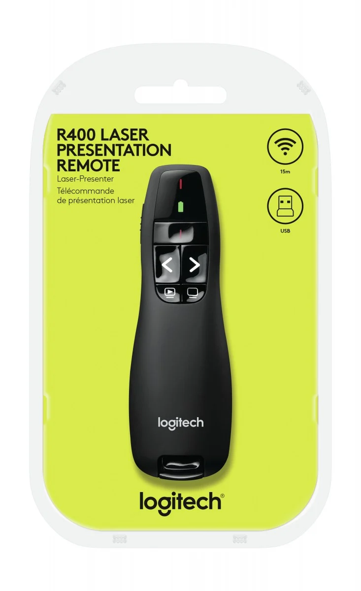 1 Logitech Wireless Presenter with Laser Pointer