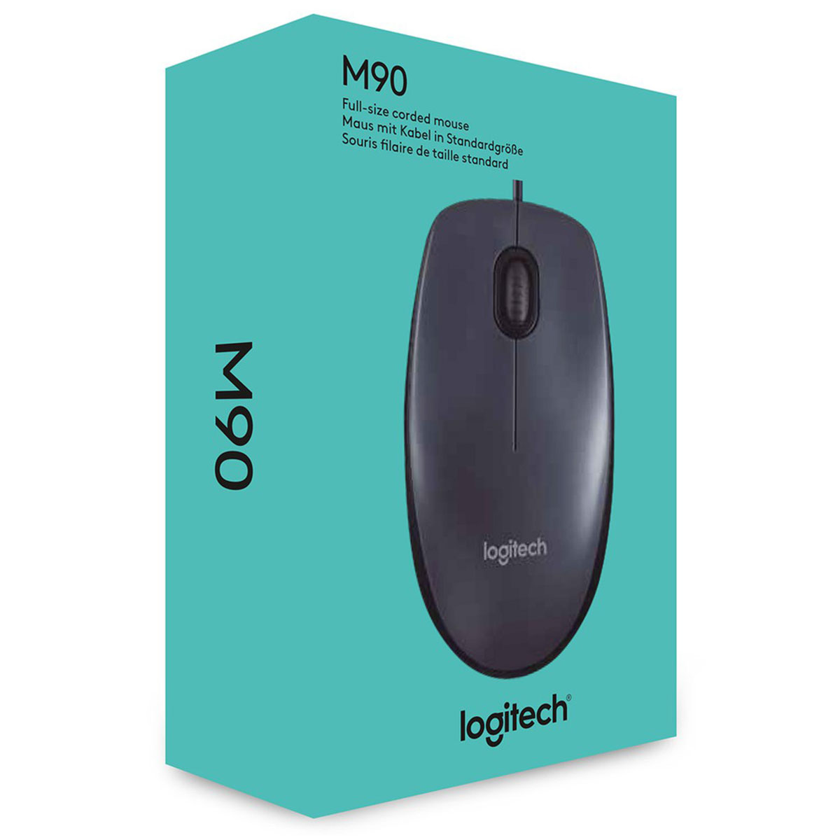 1 logitech wired m90 - Image 1