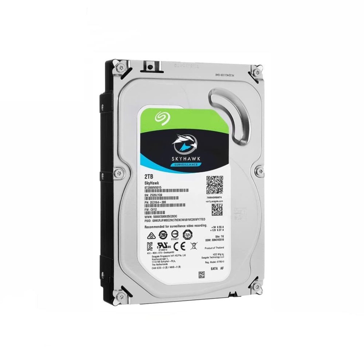 Seagate SkyHawk 2TB 3.5-Inch SATA Surveillance HDD – 24/7 Video Recording - Image 3