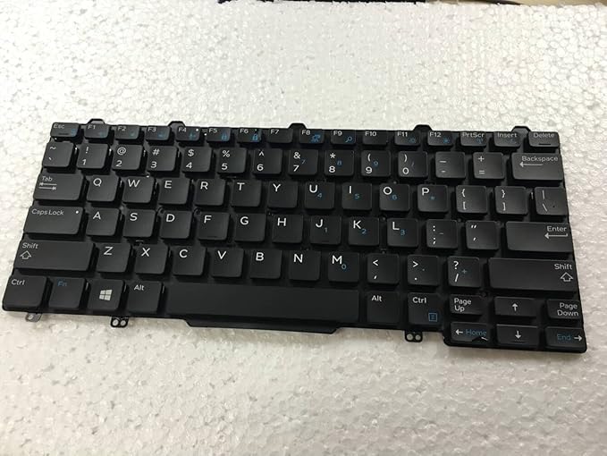 Dell Latitude E5250 / E5270 / E7250 / E7270 Laptop Keyboard US Layout/No Pointer/No Backlight Dell Latitude E5250 / E5270 / E7250 / E7270 Laptop Keyboard US Layout/No Pointer/No Backlight