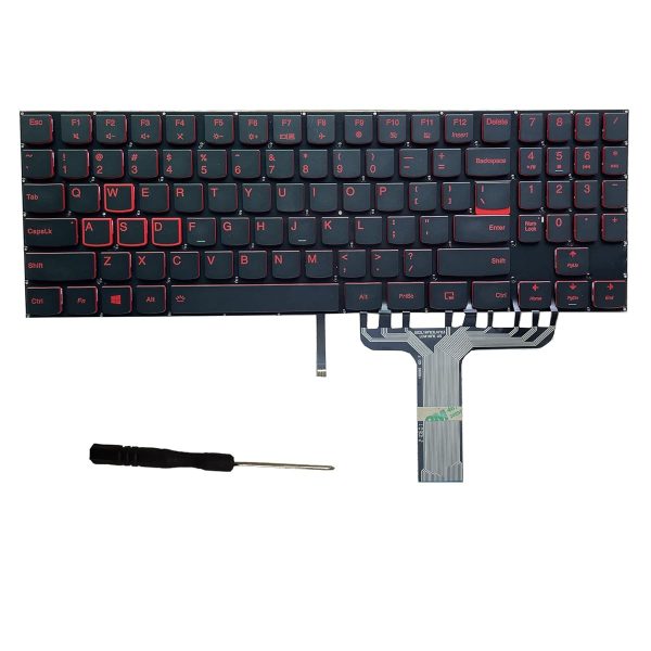 Lenovo Legion Y7000 / Y7000P / Y7000P-1060 Laptop Keyboard US Layout/Red Print With Backlight