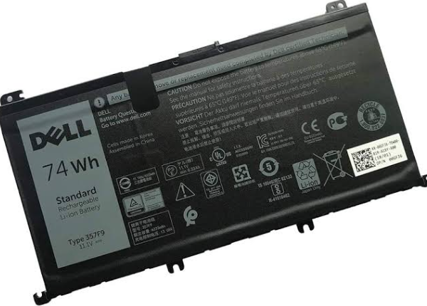 DELL 357F9 11.4V‑74Wh‑6491mAh Inspiron 15 7557 7559 5576 5577 7567 7566 | 3‑Cell | 4200mAh