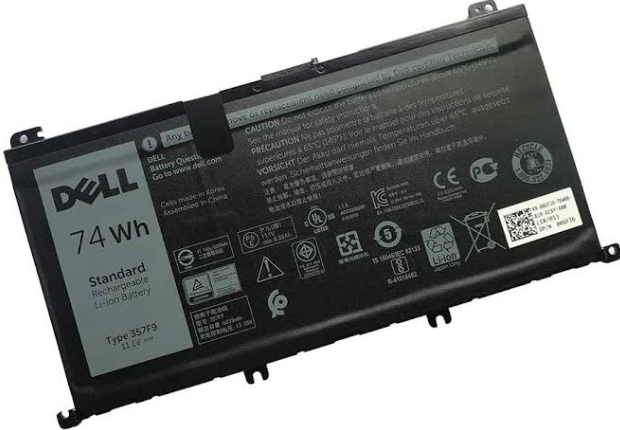 DELL 357F9 DELL 357F9 11.4V‑74Wh‑6491mAh Inspiron 15 7557 7559 5576 5577 7567 7566 | 3‑Cell | 4200mAh