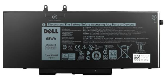 DELL 4GVMP Latitude 5400 5410 5500 5510 3550 Battery | 4 Cells | 8200mAh | Metal Body