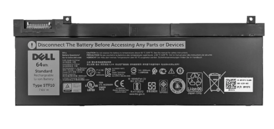 DELL 5TF10 DELL 5TF10 Precision 7330 7530 7540 7730 7740 Battery | 4 Cells | 8200mAh
