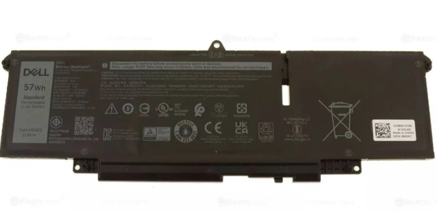 DELL 66DWX DELL 66DWX Latitude 7340 7350 7440 7450 7640 7650 Battery | 3 Cells | 5000mAh