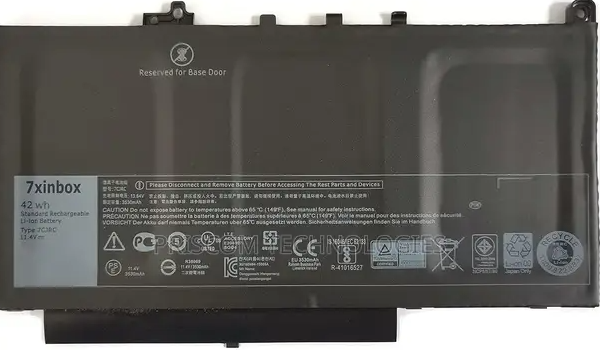 DELL 7CJRC Latitude E7270 E7470 Battery | 3 Cells | 3680mAh