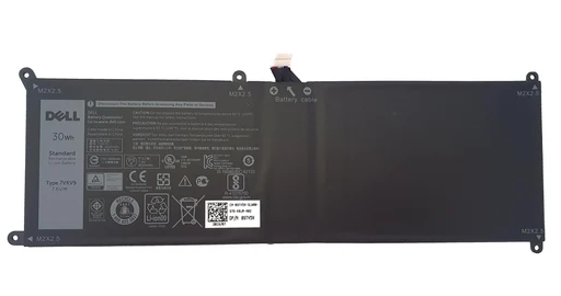 DELL 7VKV9 DELL 7VKV9 Latitude XPS 12 7000 XPS 12‑9250 Battery | 4 Cells | 4000mAh