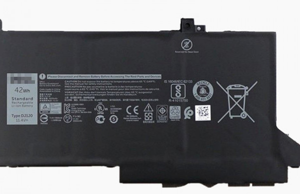 DELL DJ1J0 Latitude 7280 7290 7380 7390 7480 P28S E748 Battery | 3 Cells | 2600mAh